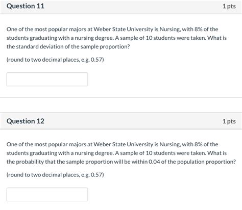 Solved Question 11 1 Pts One Of The Most Popular Majors At Chegg