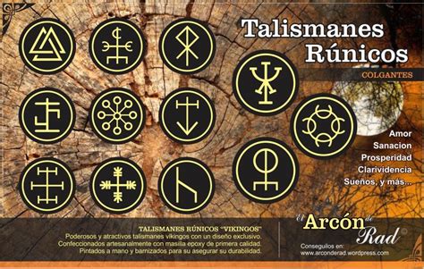 Flyer Talismanes R Nicos Arc N De Rad Runicos Runas Tatuaje De Runas