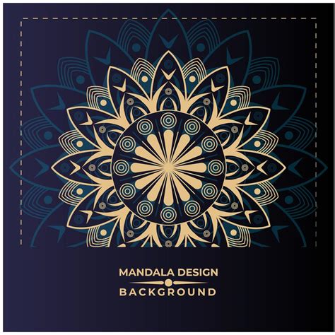 Fond De Mandala D Or Moderne 690311 Art Vectoriel Chez Vecteezy