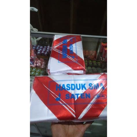 Jual HASDUK KACU PRAMUKA SMA SATIN PANJANG 130 CM 1 PACK ISI 20 PCS