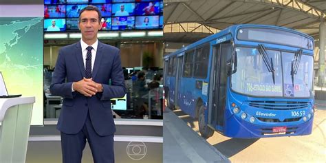 César Tralli para JH mudança em ônibus e cai como bomba