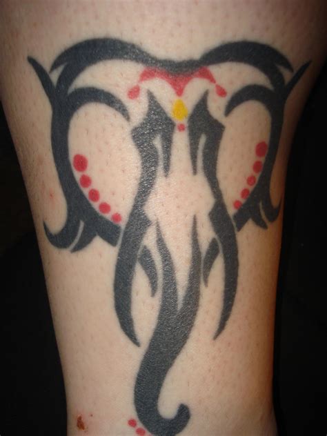 Tribal Elephant Tattoo by Hypatia-Terran on DeviantArt