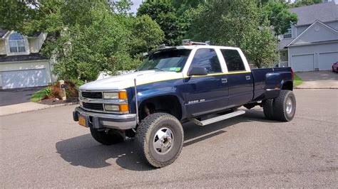 1998 Chevrolet Silverado Sle 4x4 3500 Dually Diesel Review Youtube