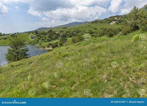 Paysage De Belmeken Barrage Rila Montagne Bulgarie Image Stock Image