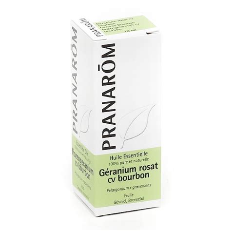 Pranarom Huile Essentielle G Ranium Rosat Cv Bourbon Aromath Rapie