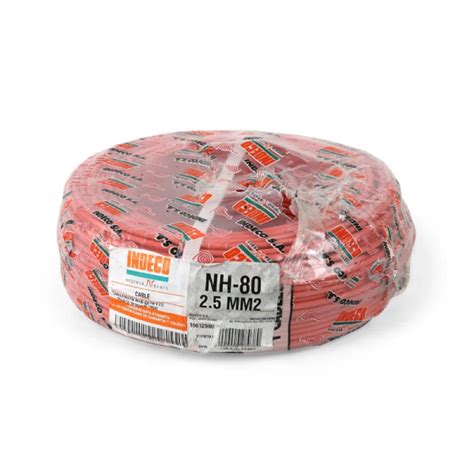 Cable NH 80 de 4mm2 450 750V libre de halógeno Rojo Soelsac