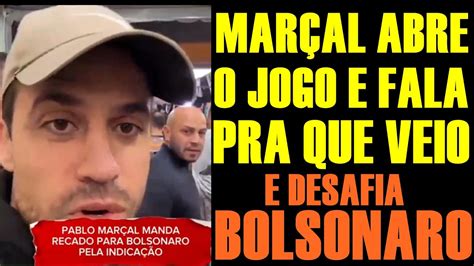 PABLO MARÇAL DESAFIA BOLSONARO E ABRE O JOGO YouTube