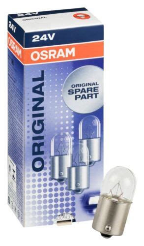 10x Osram R5W 5627 Signallampe Kugellampe BA15s 24V 5W Rücklichtlampe