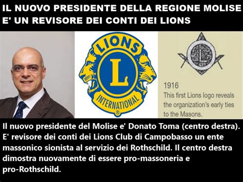 No A Massoneria E Nwo Macerata IL NUOVO PRESIDENTE DEL MOLISE E UN