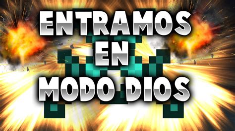 Entro En Modo Dios En Skywars Minecraft Youtube