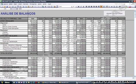 Planilha Para Análises De Balanço Patrimonial R 10 00 Em Mercado Livre