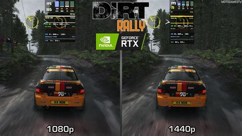 Dirt Rally P Vs P Rtx Performance Comparison Ultra