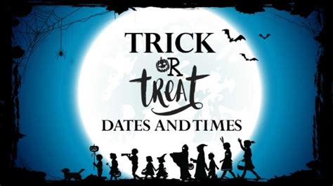 Central Pennsylvania 2022 Halloween Trick Or Treat Times Dates