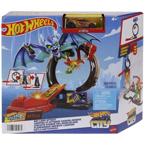 Hot Wheels City Nemesis Tire Loop Playset HTN78 Blain S Farm Fleet