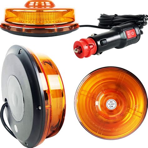 Lampa B Yskowa Ostrzegawcza Led Led Ufo Kogut Na Magnes Zetor Ursus