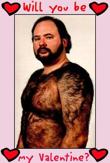 Will You Be My Valentine Hairy Man Funny Gay Bear Funny Valentine