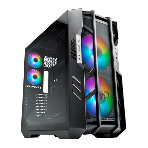 Gabinete Gamer Cooler Master Haf 700 Full Tower Lateral De Vidro Com 5 Fans Preto H700 Ignn