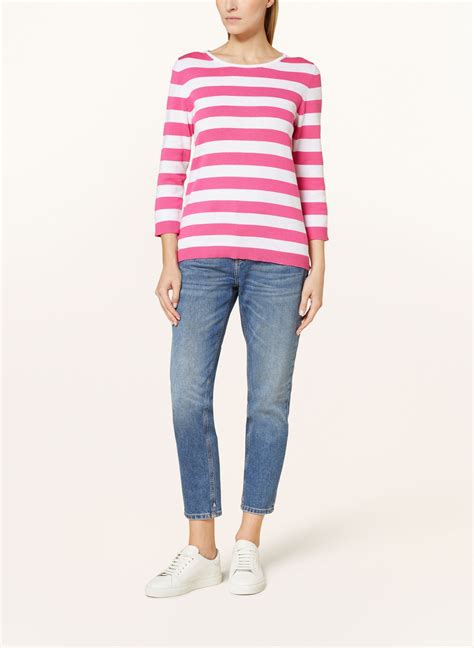 Darling Harbour Pullover Mit Arm In Weiss Pink