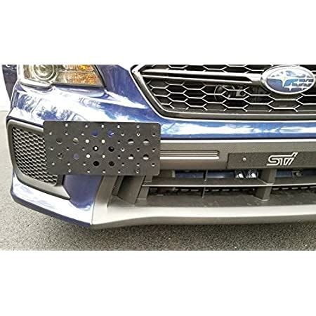 Amazon PERRIN Front License Plate Holder Relocation Kit For Subaru