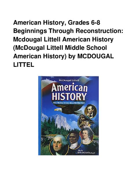 American History Textbook Online