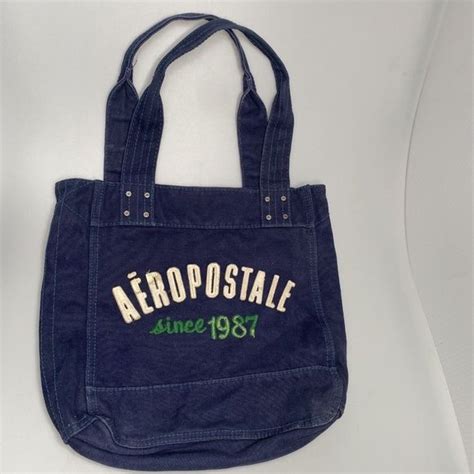 Aeropostale Since 1987 Tote Bag In Blue Heavy Duty Material Euc Plus Fashion Fashion Tips