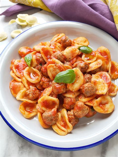 Orecchiette Con Le Polpette Chezuppa