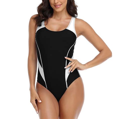 QYZEU Womens One Piece Swimsuits Sexy Plus Size Summer Swimwear Fashion