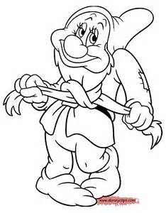 Snow White And The Seven Dwarfs Coloring Pages 4