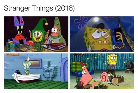 ﻿stranger Things 2016 Губка Боб Spongebob Squarepants Stranger