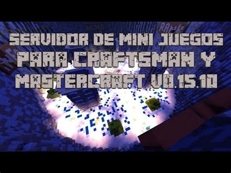 Servidor De Mini Juegos Par Craftsman Y Mastercraft V Youtube