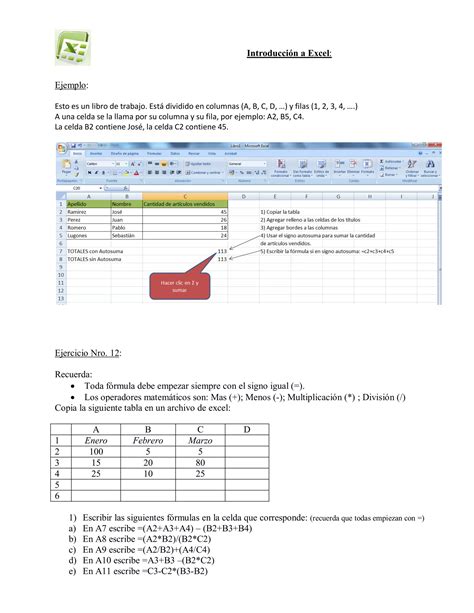 Act Nro 12 13 Y 14 Introducción Excel Pdf