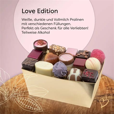 Epralinchen Gold Ballotin Love Edition Mit Alkohol G Epralinchen