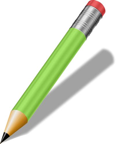 Scharfen Grünen Stift Vektor Clipart Public Domain Vektoren