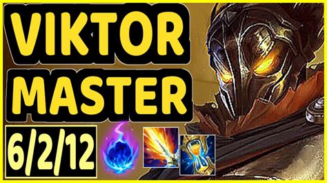 Viktor 6212 Kda Mid Gameplay Euw Ranked Master Youtube