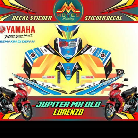 Jual Sticker Motor Fullbody Jupiter Mx Lorenzo Decal Sticker Yamaha