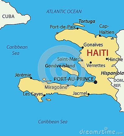 Rep Blica De Hait Mapa Isla La Espa Ola Hait Haiti Mapa