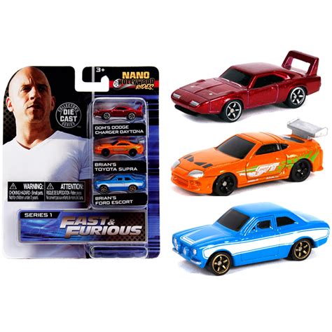 Jada Toys Fast Furious Nano Assortment Car Vehicle Playset Pieces