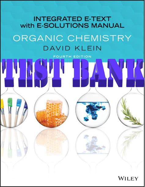 Test Bank For Organic Chemistry 4th Edition By David R Klein