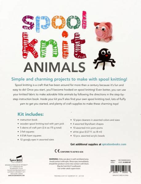 Make And Play Spool Knit Animals By Spicebox Barnes And Noble®