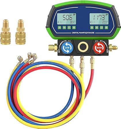 Amazon AUTOAND AC Digital Refrigerant Manifold Gauge Set For HVAC