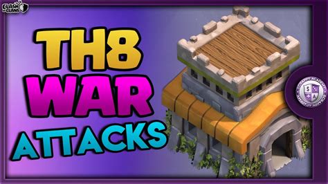 Top 3 Th8 Attack Strategies Clash Of Clans Youtube