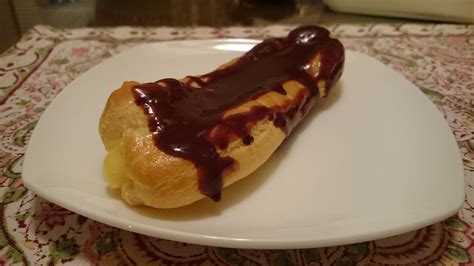 Week 24: Pate a Choux - Chocolate Eclairs : 52weeksofbaking