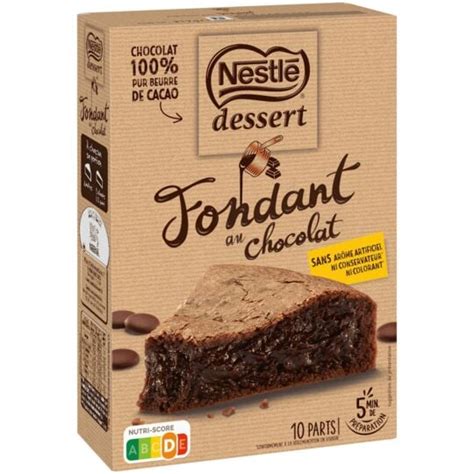 Nestl Pr Paration G Teau G Teau Fondant Chocolat Nestle Dessert