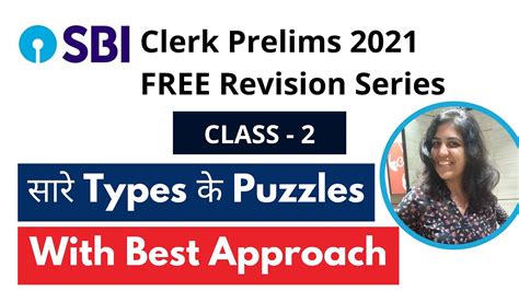 SBI Clerk 2021 Important Puzzles In Hindi All Expected Types