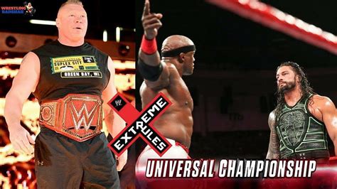 Roman Reigns Vs Bobby Lashley At Extreme Rules Hd Wallpaper