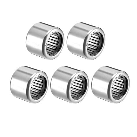 Uxcell Hk Drawn Cup Needle Roller Bearings Open End Mm Bore Dia