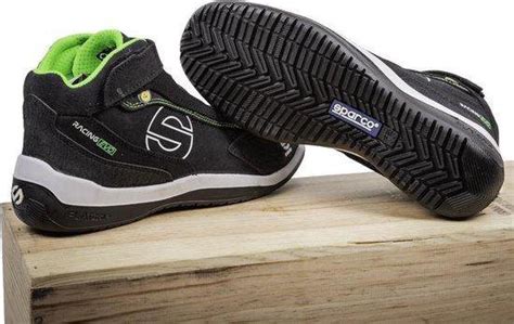 Sparco Racing Evo Zwart Groen Esd Bol