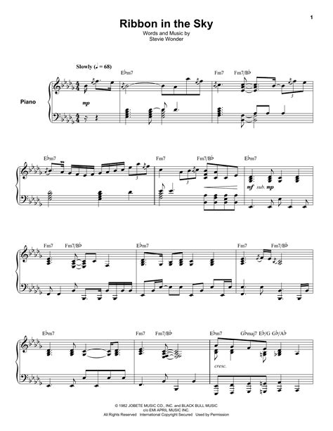 Ribbon In The Sky | Sheet Music Direct