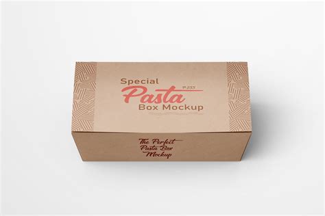 Premium Kraft Paper Food Box Eco Packaging Mockups Deeezy