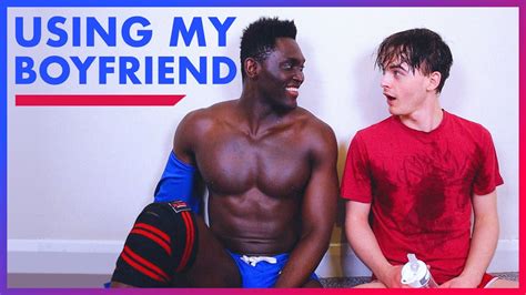 Using My Boyfriend As Weights Gay Couple Workout Routine Youtube